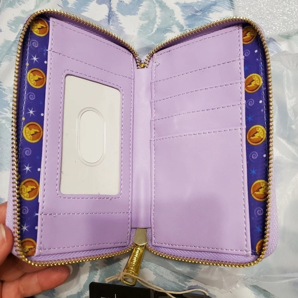 NWT Loungefly Disney Hercules Muses Clouds Zip Around Wallet - Picture 8 of 9